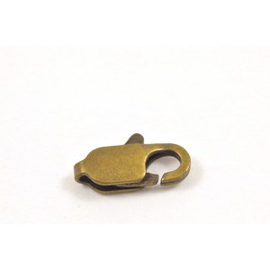 Lobster claw clasp 12mm antique brass